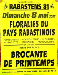Floralies et brocante de Printemps à Rabastens (81)