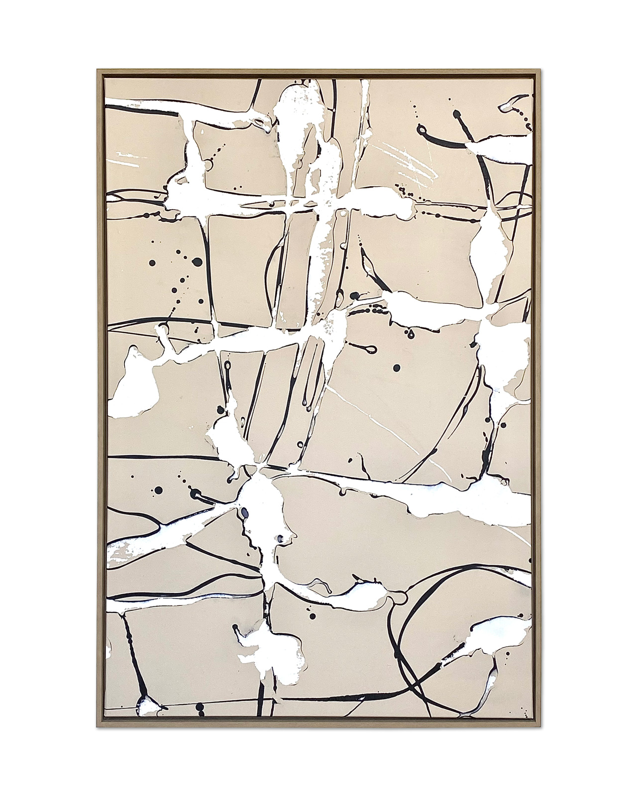 P.N.24, fr-wg 80x120cm, acrylic on canvas- wooden frame