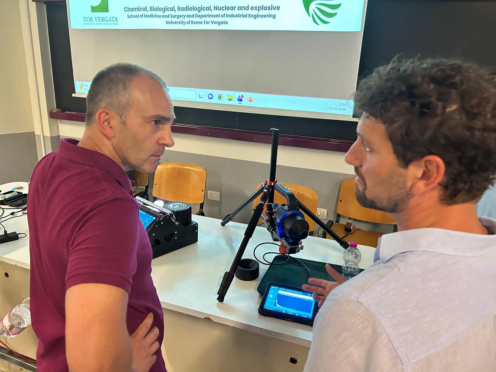International Experts Deliver Advanced Radiological and Nuclear Module at the CBRNe Master of the University of Rome Tor Vergata
