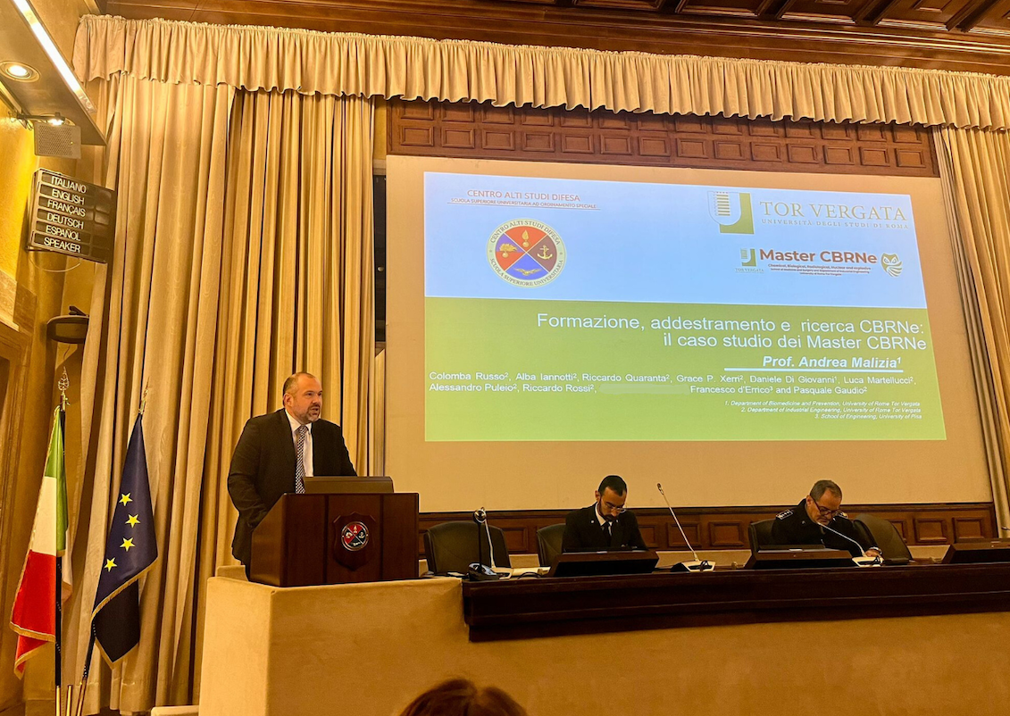 Apertura della 46ª Edizione del Corso COCIM al CASD – Lezione del Prof. Andrea Malizia sulle tematiche CBRNe