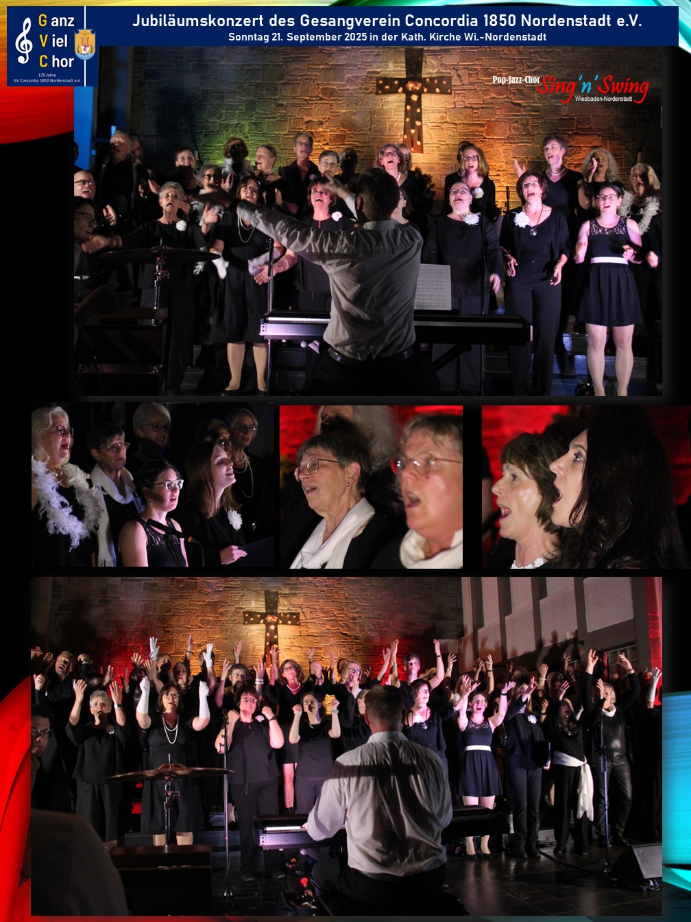 Pop-Jazz-Chor Sing'n'Swing -Jubiläumskonzert 175 Jahre GVC