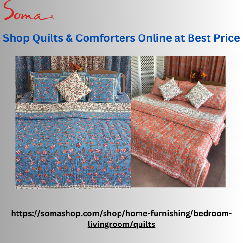 Buy Quilts Online in India – Cozy & Stylish Bedding for All Seasons