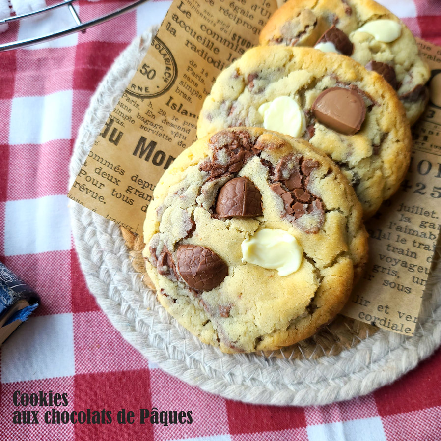 Cookies aux chocolats de Pâques