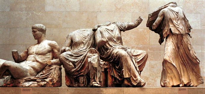 Escultures del frontó del Partenó, Fídies