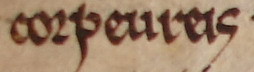 « Corpevreis » dans une charte de l’abbaye St Denis en 1181