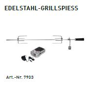 Edelstahlgrillspieß