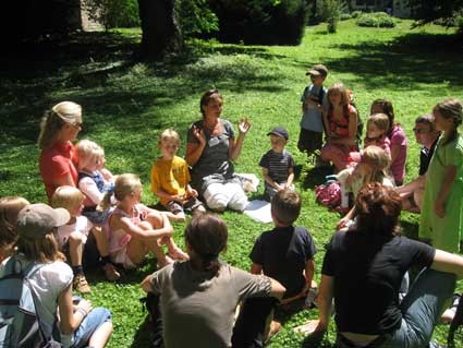 Kinderführungen auf der Roseninsel