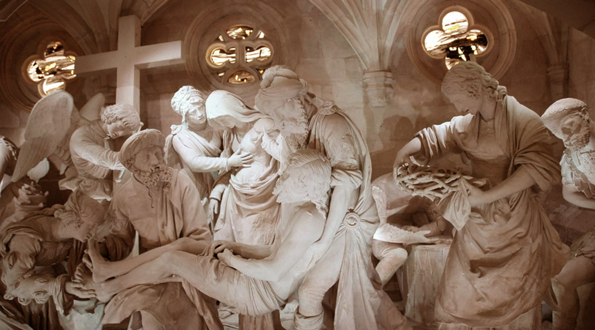 Mise au tombeau de Ligier Richier, collégiale Saint-Etienne