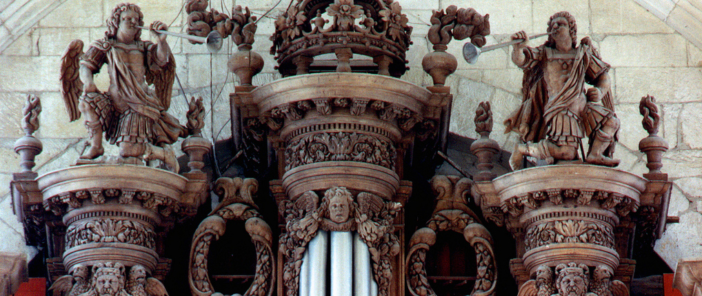 Détails du buffet d'orgue