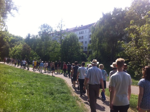 Auf zur letzten Station - zur Pankebrücke!