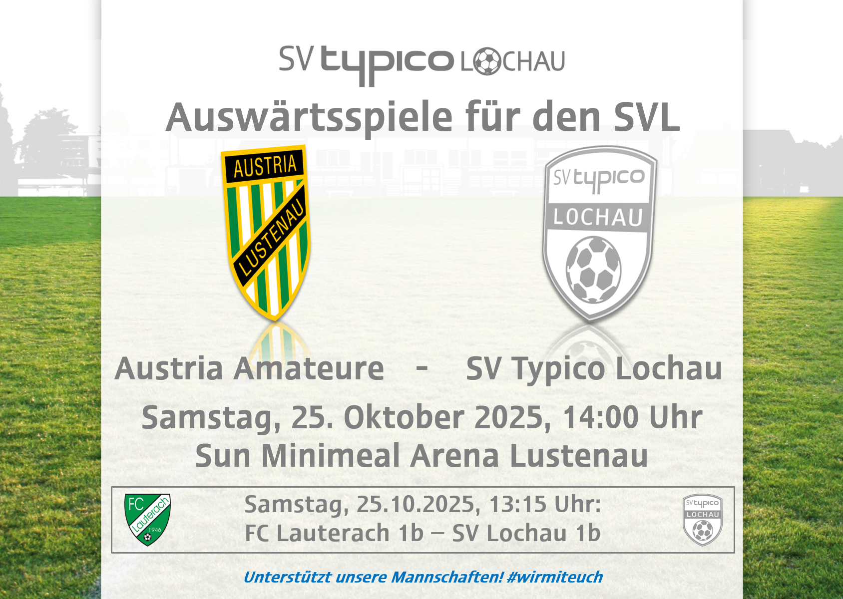Zweites Auswärtsspiel in Folge