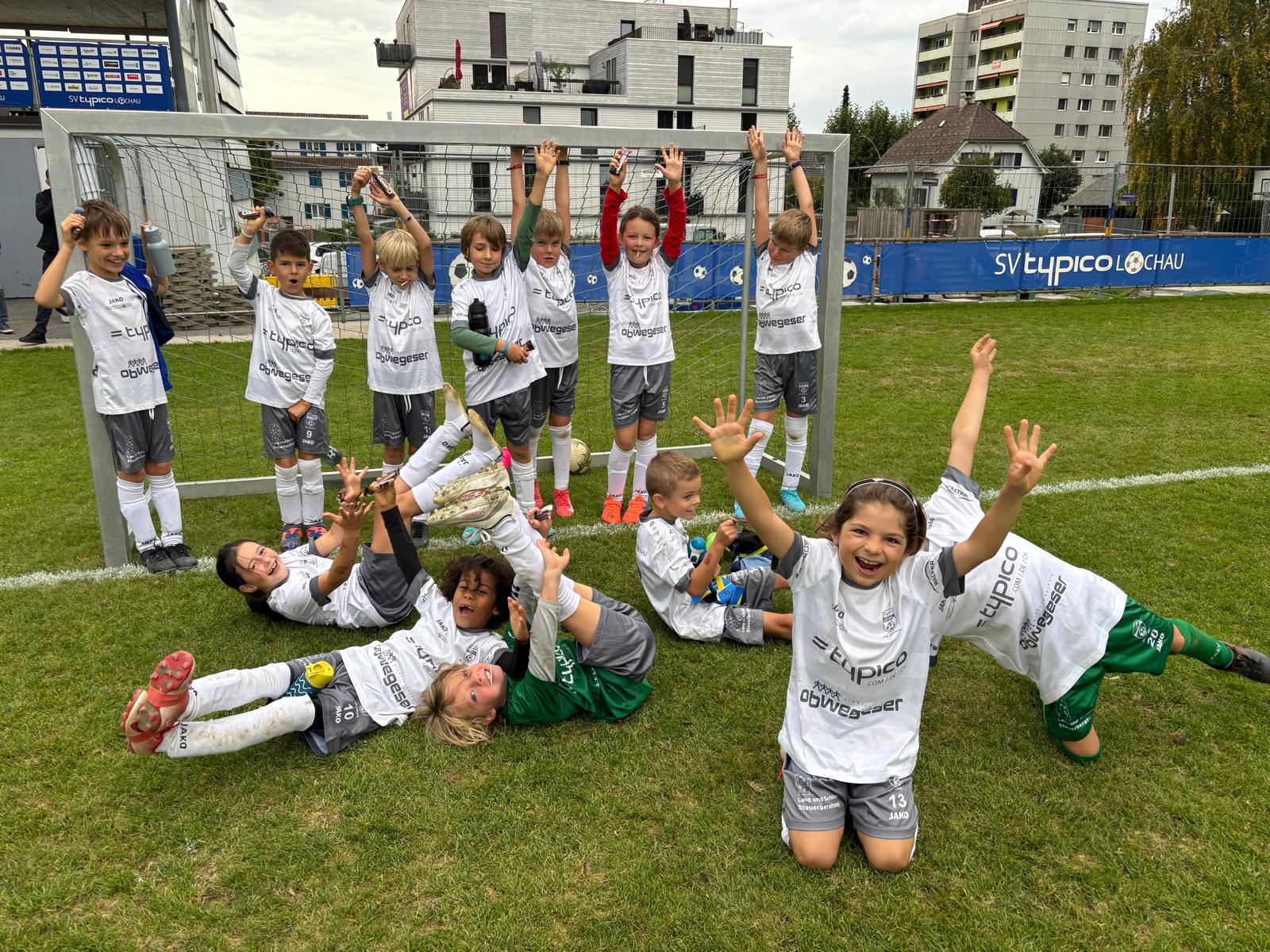 U9 beim Heimturnier im Stadion Hoferfeld