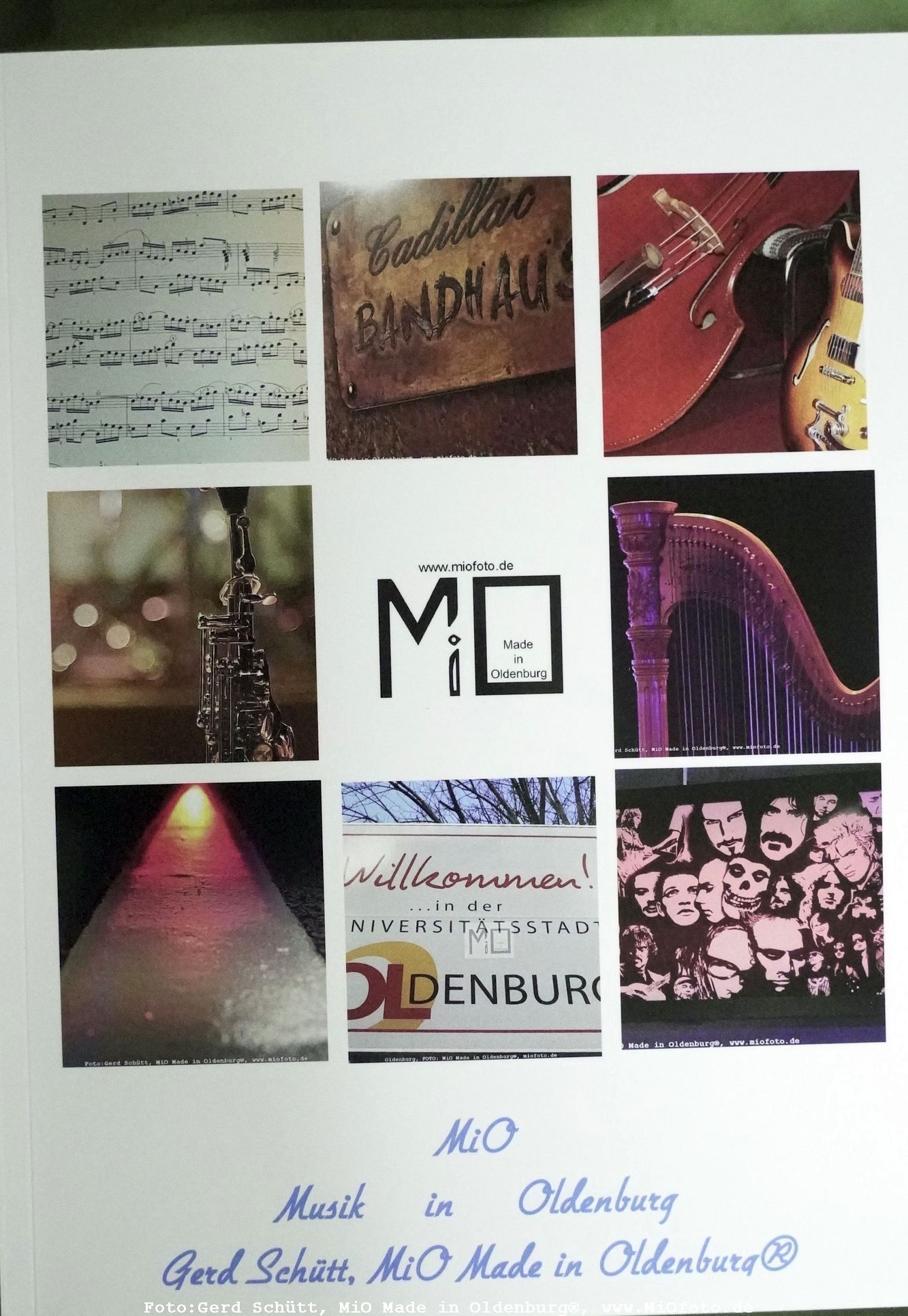 Bildband MiO Musik in Oldenburg, UNVERKÄUFLICH