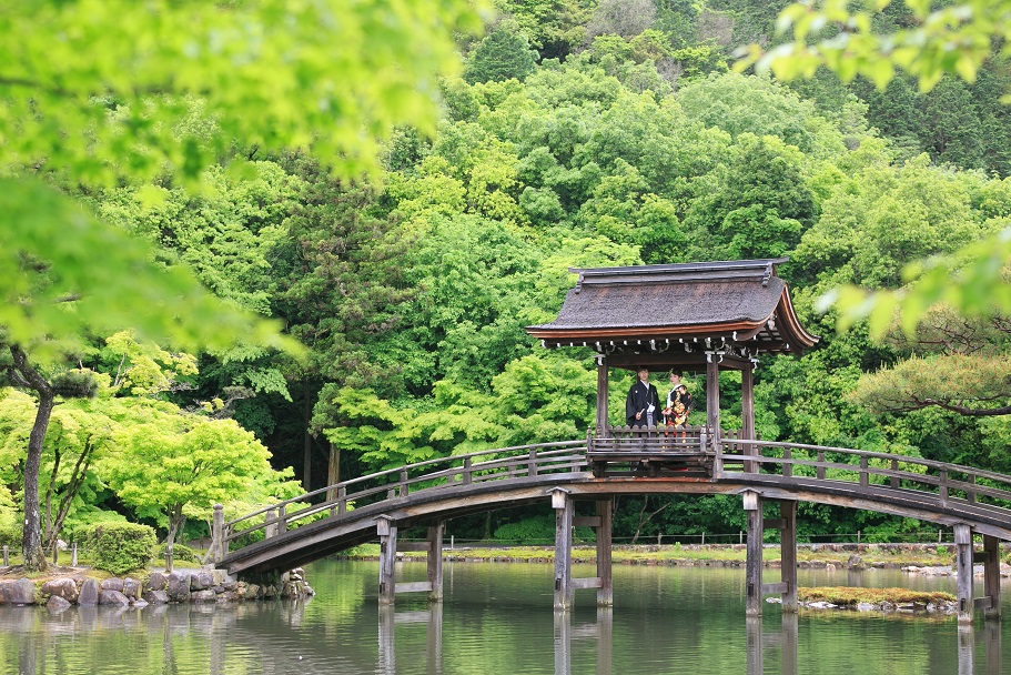 新緑の永保寺