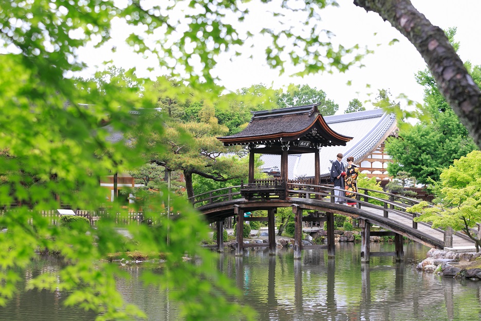 新緑の永保寺