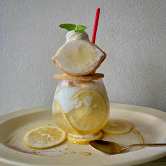 富士宮市ケーキカフェ、cafe verbの予約制デザート、パルフェシトロナード