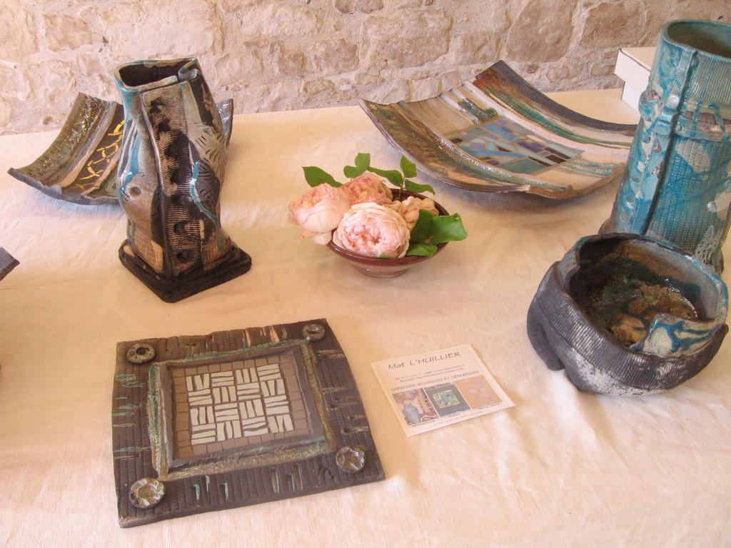 pièces en raku de Mathilde