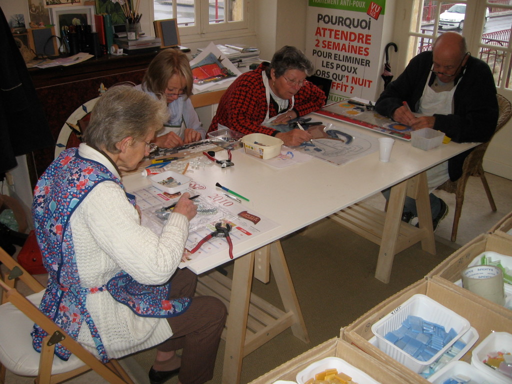 l'atelier chez Jeanne, mosaïque à Villeneuve sur lot