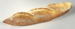 petit pain dit mini baguettine de 50g environ et 16/17 cm de long 