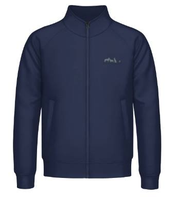 Jacke, blau