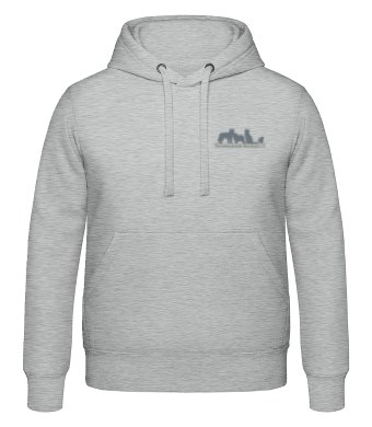 Hoodie, hellgrau