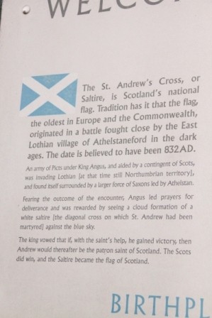 Ursprung der Schottischen Flagge