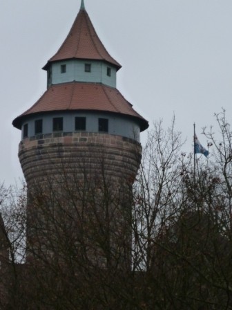 DER Nürnberger Turm auf der Kaiserburg, der Sinwellturm