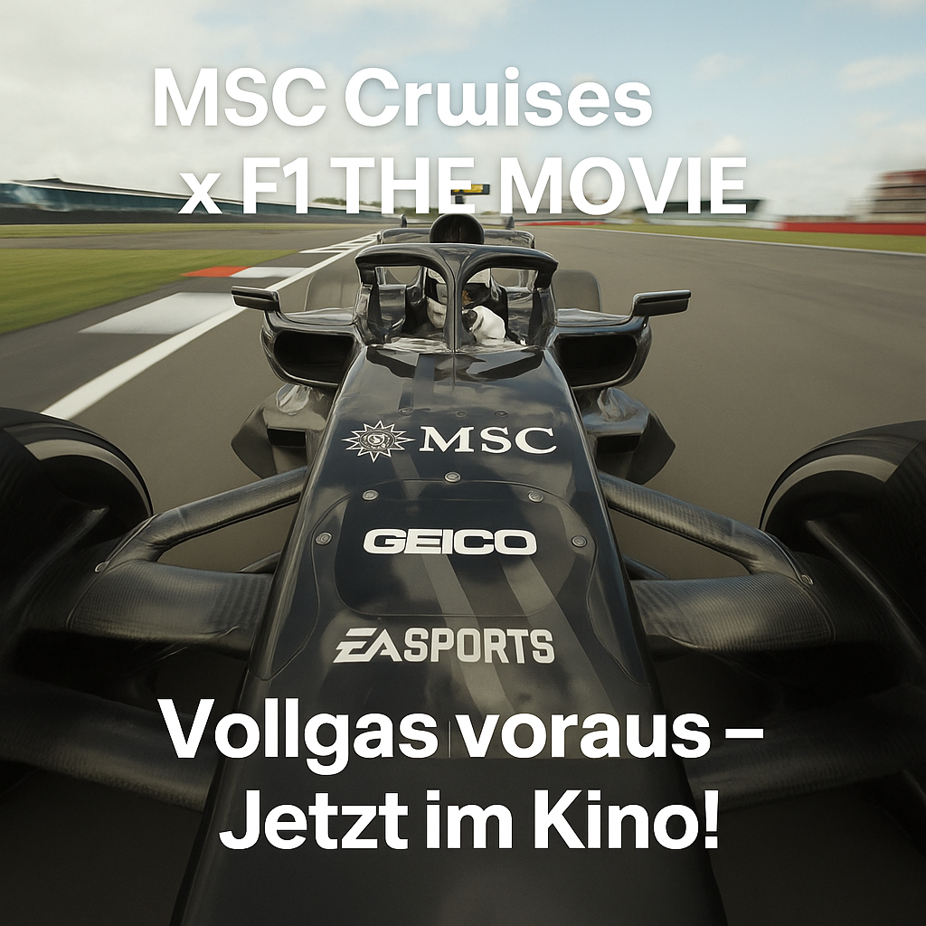 MSC Cruises glänzt im Kino mit F1® THE MOVIE