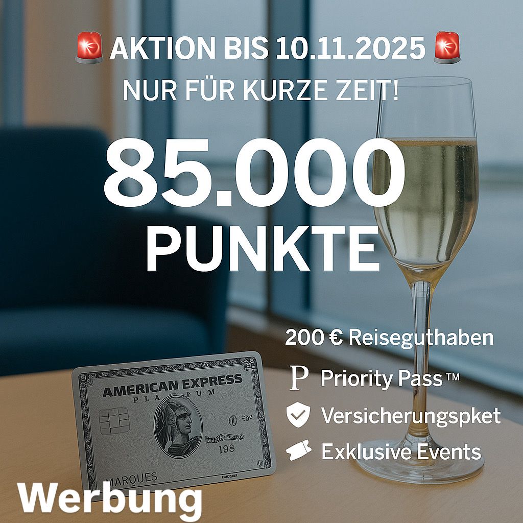 American Express 85000 Punkte