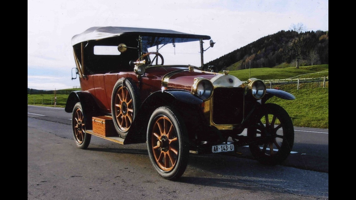 UNIC Cabriolet, constructed in 1912, 1347 ccm, 4 cylinders - Germany