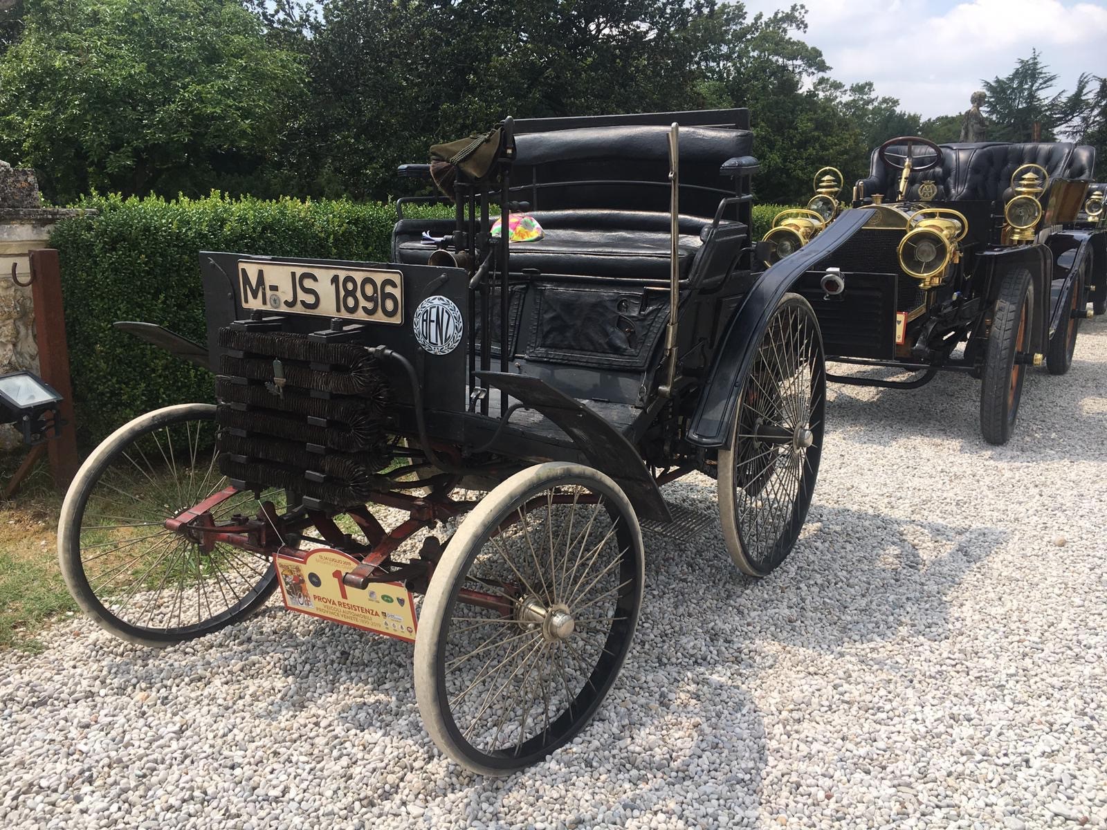 Benz Velo, Baujahr 1896, ca. 1000 ccm, 1 Zylinder, 3 PS - Deutschland, Bayern