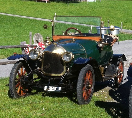 Philos Torpedo A4M, Baujahr 1912, 1168 ccm, 4 Zylinder, Schweiz
