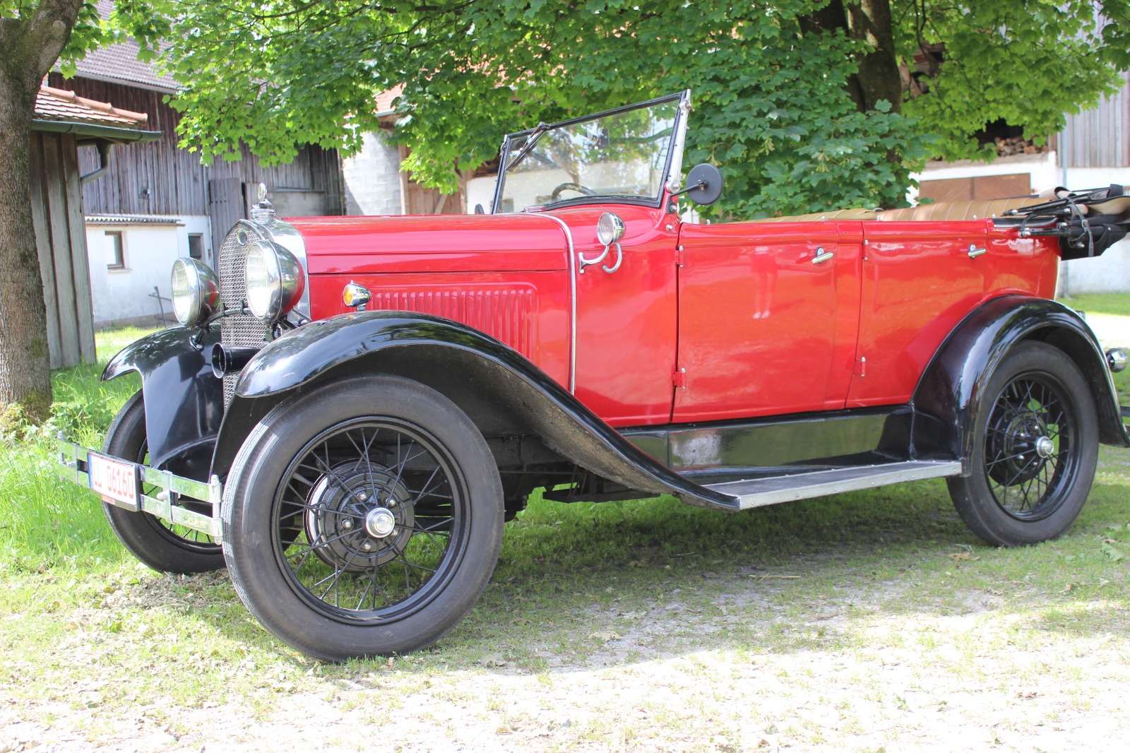 Ford A Phaeton, constructed in 1930, 1498 ccm, 4 cylinders - Germany