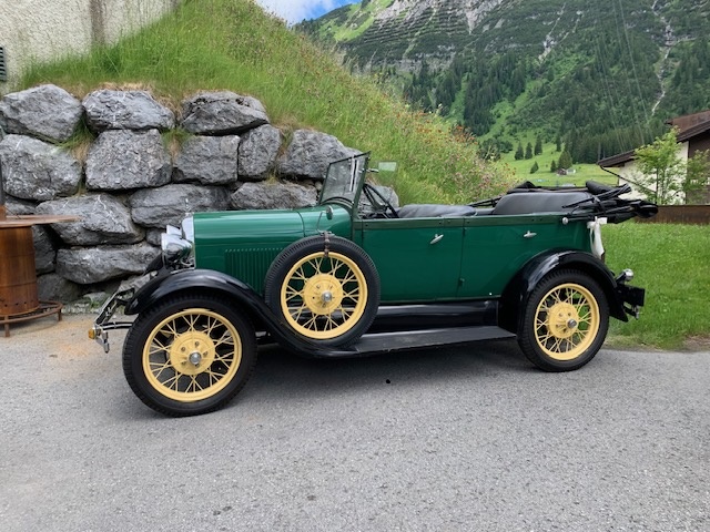 ERSATZFAHRZEUG: Ford A Cabriolet, Baujahr 1929, 3266 ccm, 4 Zylinder - Österreich, Vorarlberg