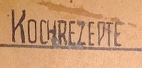 Ömchens Rezepte : Kriegsrezepte von 1915 bis 1950