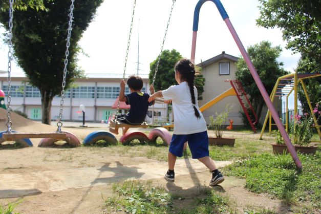 松阪市港幼稚園　園庭