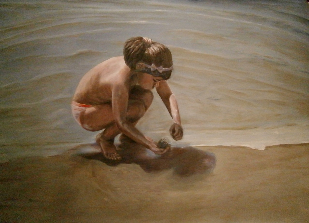 Clay fun                                   Oil on canvas 102x62                           