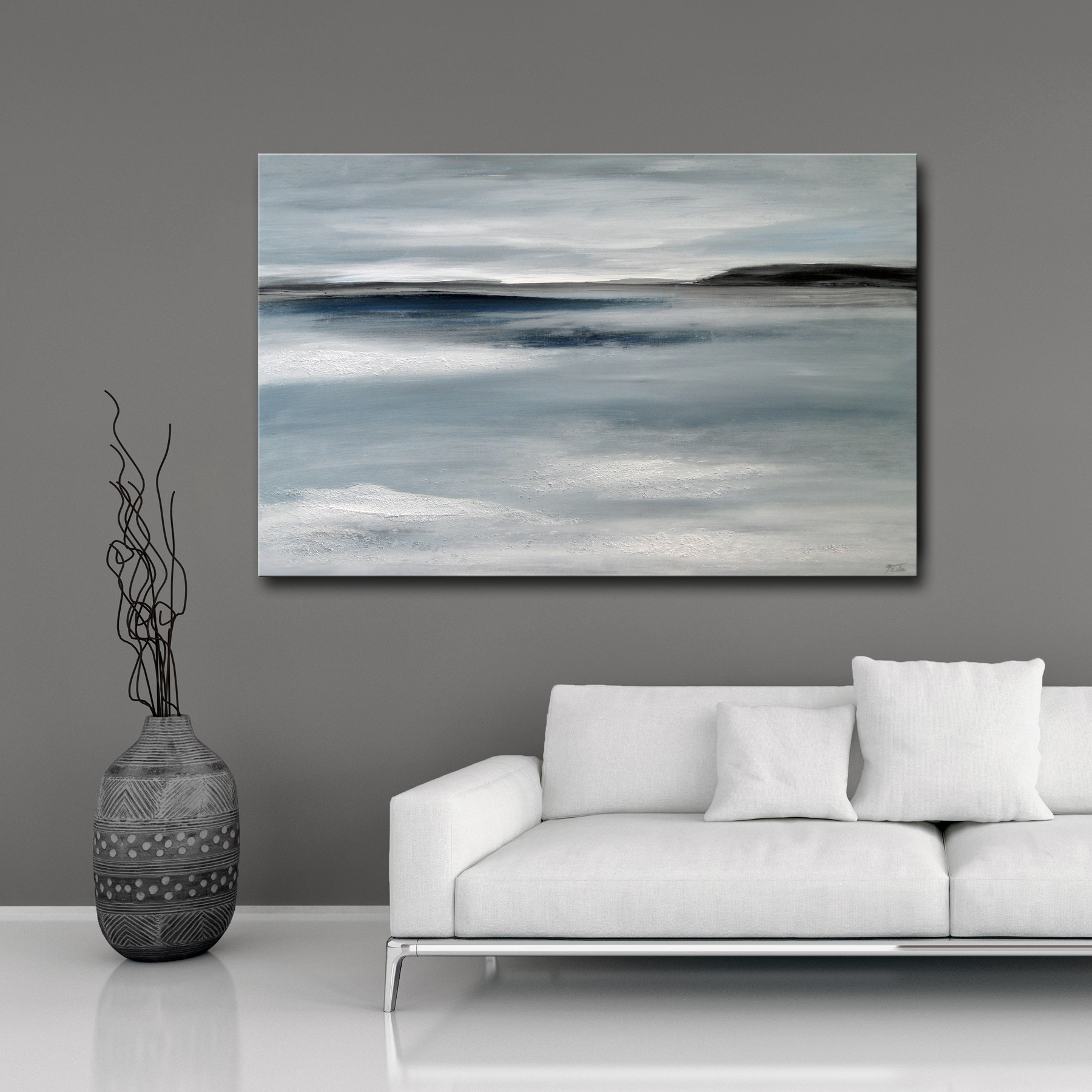 "Across the Sea"  60 x 90 cm - sold/verkauft