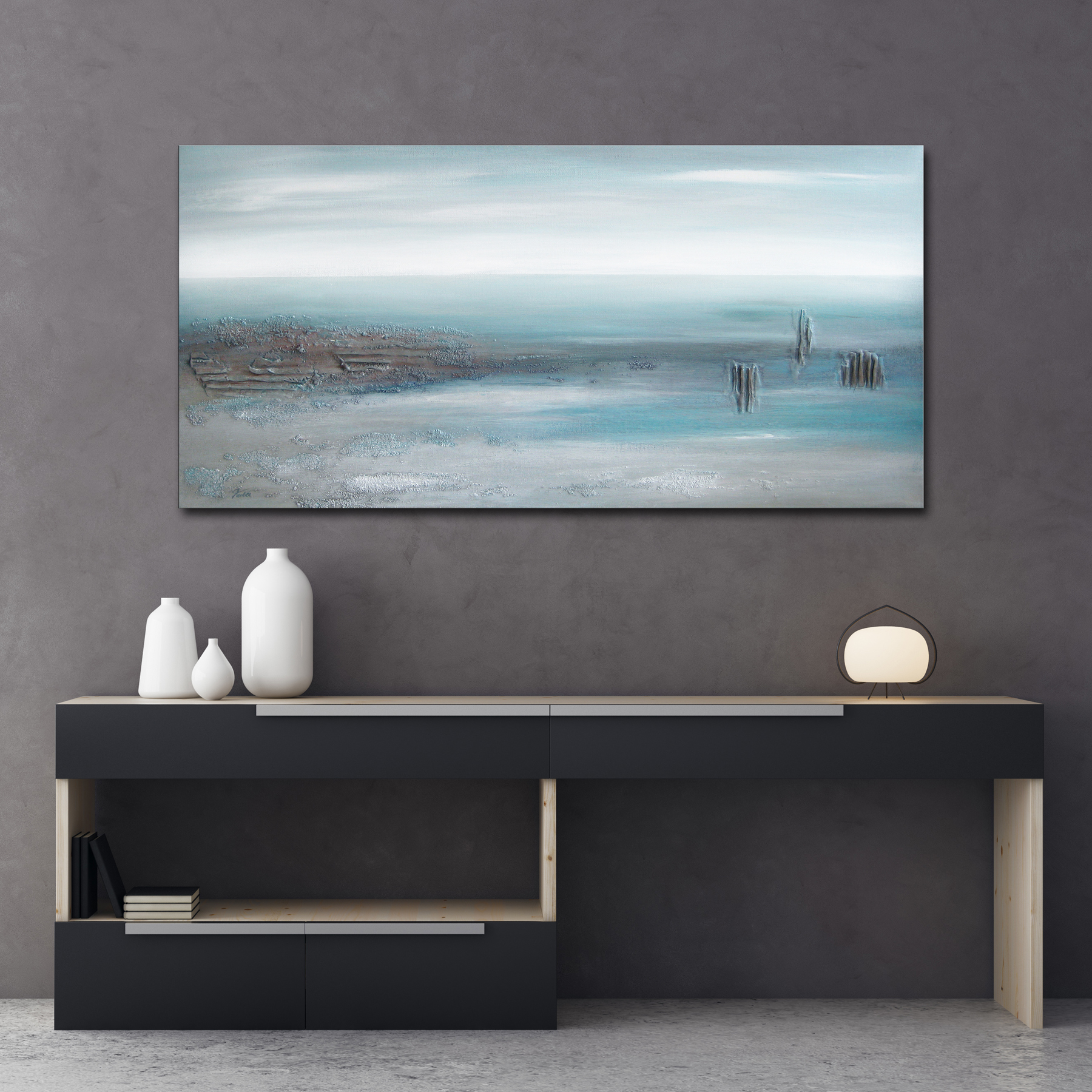 "Seascape" 50 x 100 cm - sold/verkauft