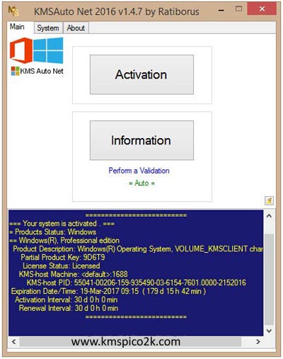 Télécharger KMSAuto Net  DizzNet  ISO Windows, Office & Activateurs