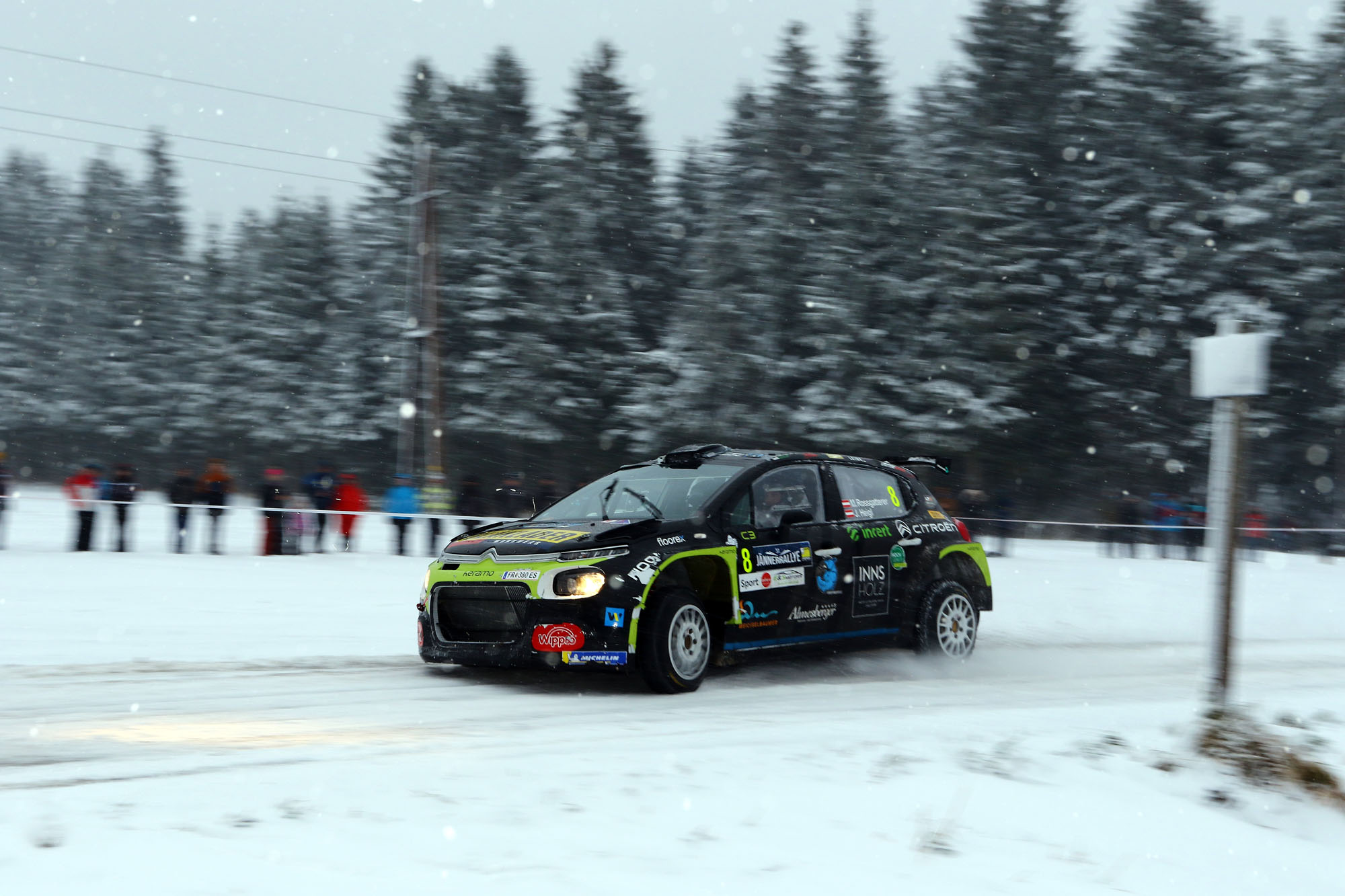 Jännerrallye mit Bestzeit am Dach