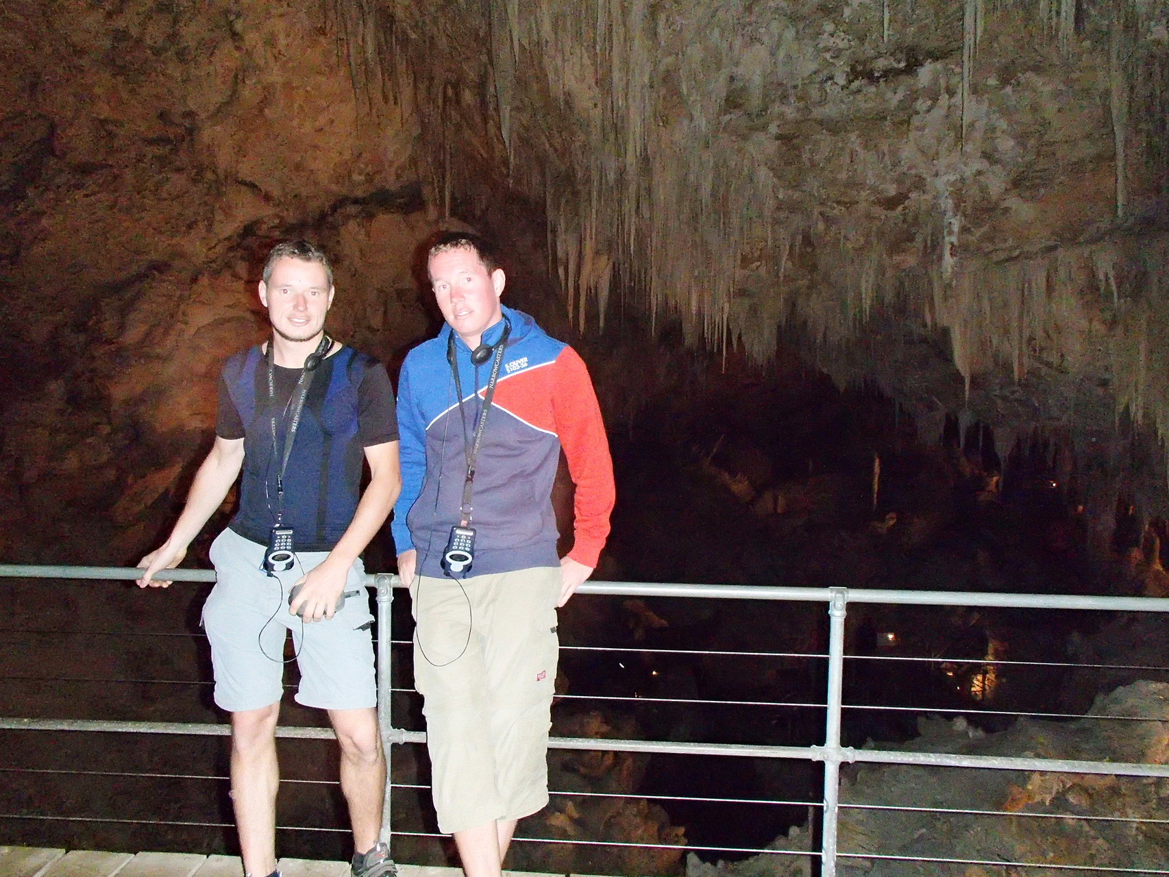 Besuch einer Tropfsteinhöhle