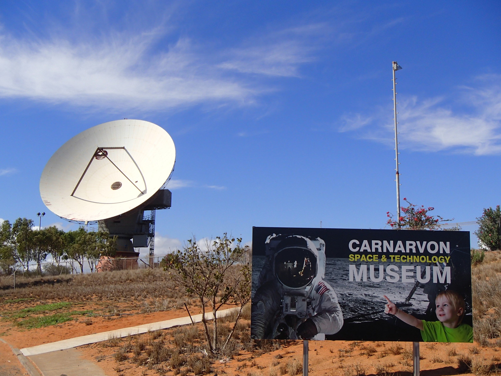 Satellitenbeobachtungsstation bei Carnarvon