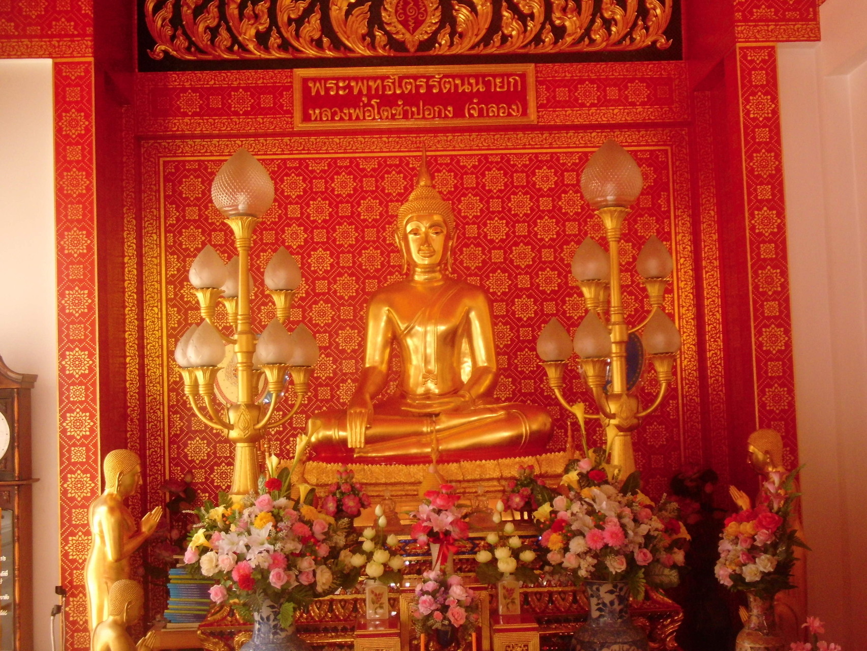 In einem thailändischen Tempel