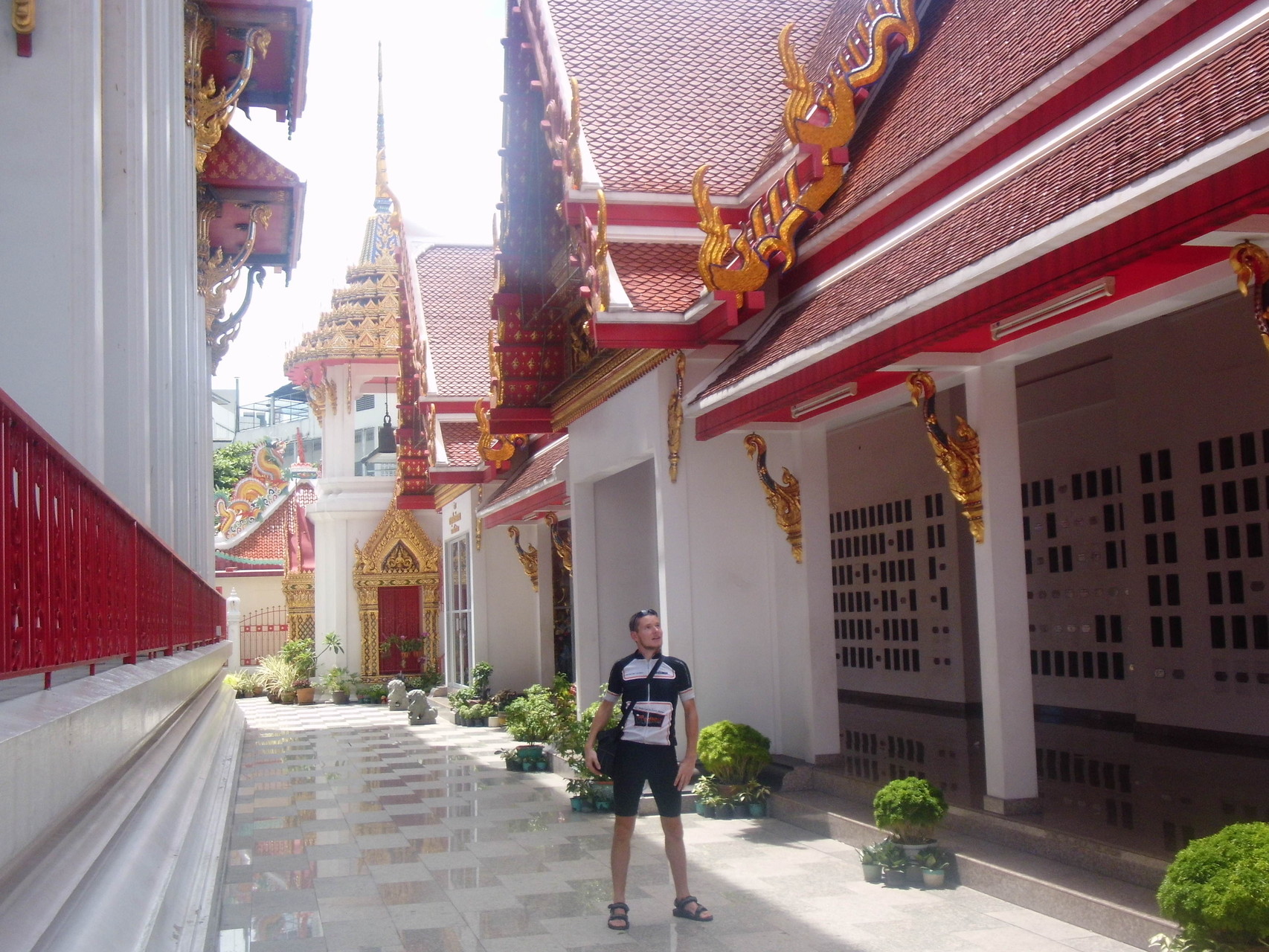 In einem thailändischen Tempel