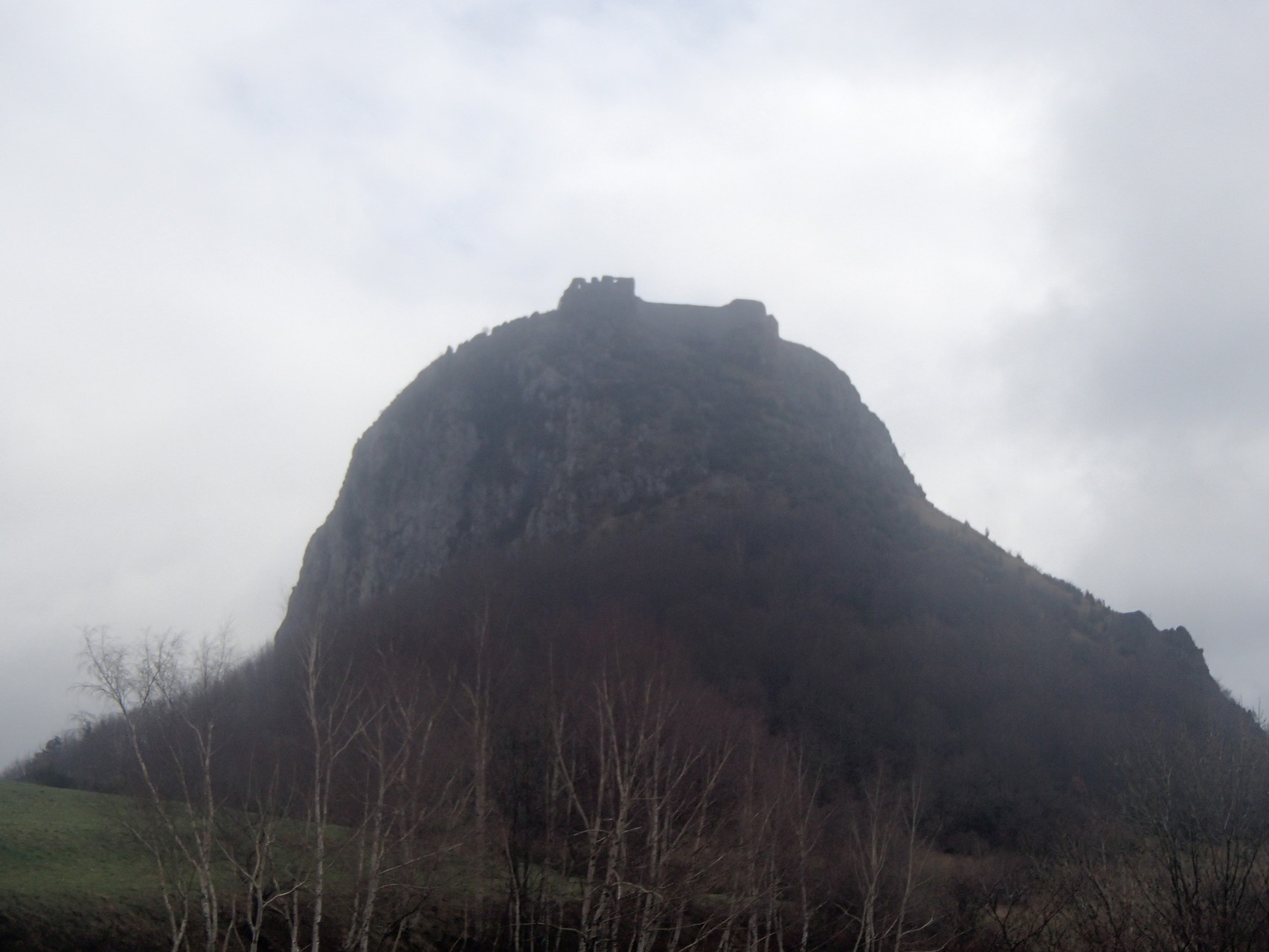 Am nächsten Tag folgte das Hauptziel: Die Burgruine von Montsegur