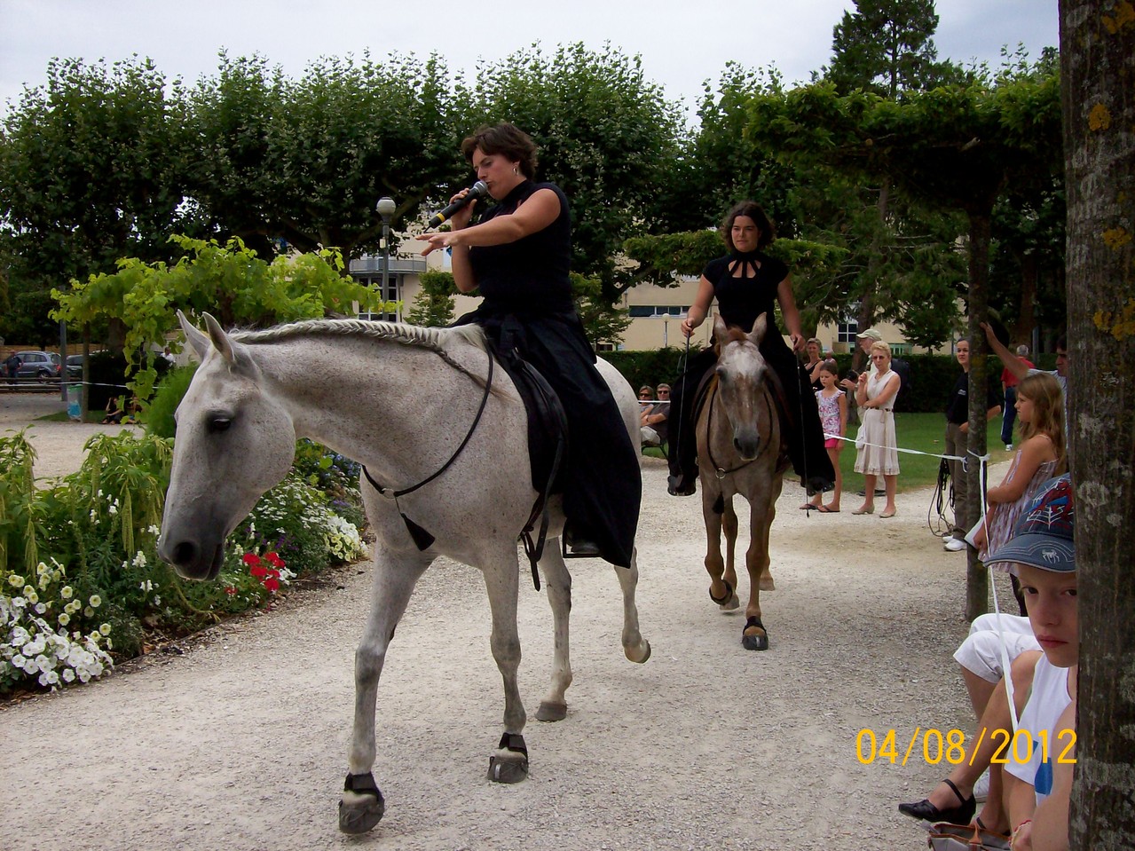 Bergerac, 2012; présentation pédagogique avant spectacle.