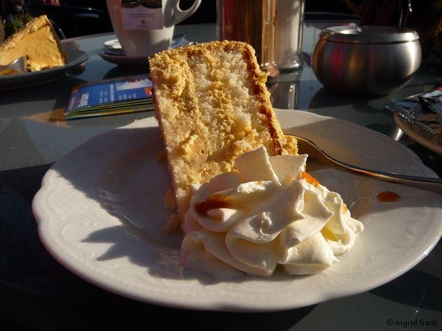 Sanddorntorte, eine Herbstspezialität auf der Insel Borkum