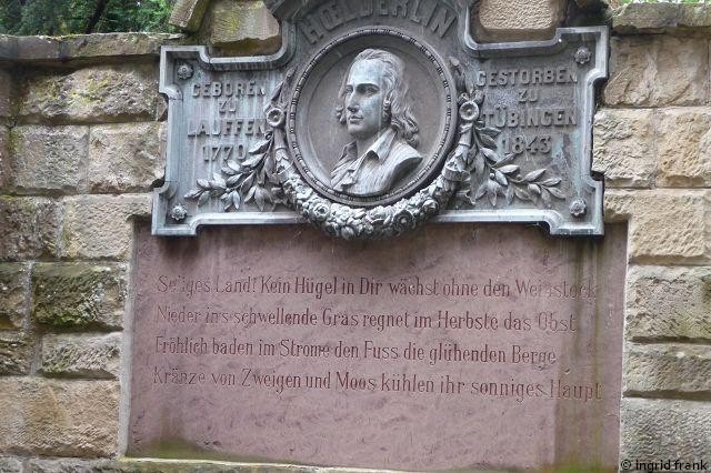 08.06.2015 - Hölderlin-Denkmal in Lauffen am Neckar