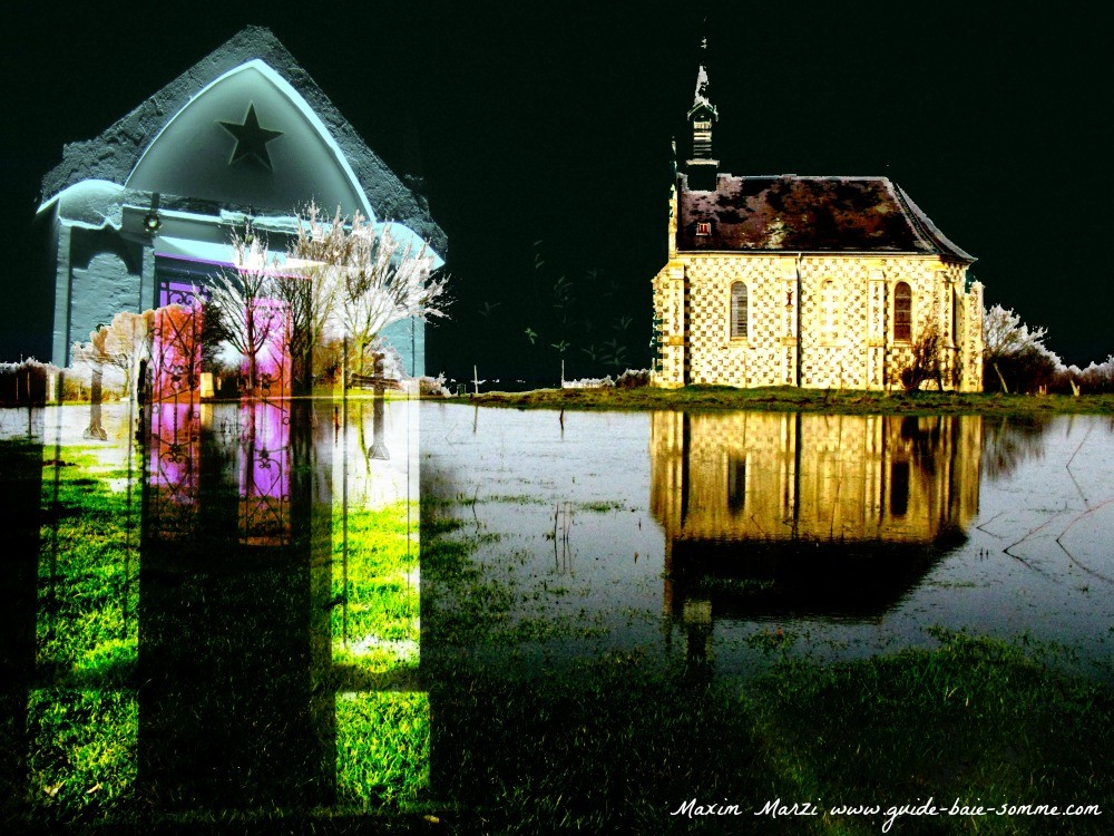 St Valery-sur-Somme by night, Baie de Somme